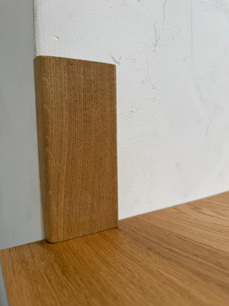 Наличник прямой массив Дуб без покрытия 75х17мм